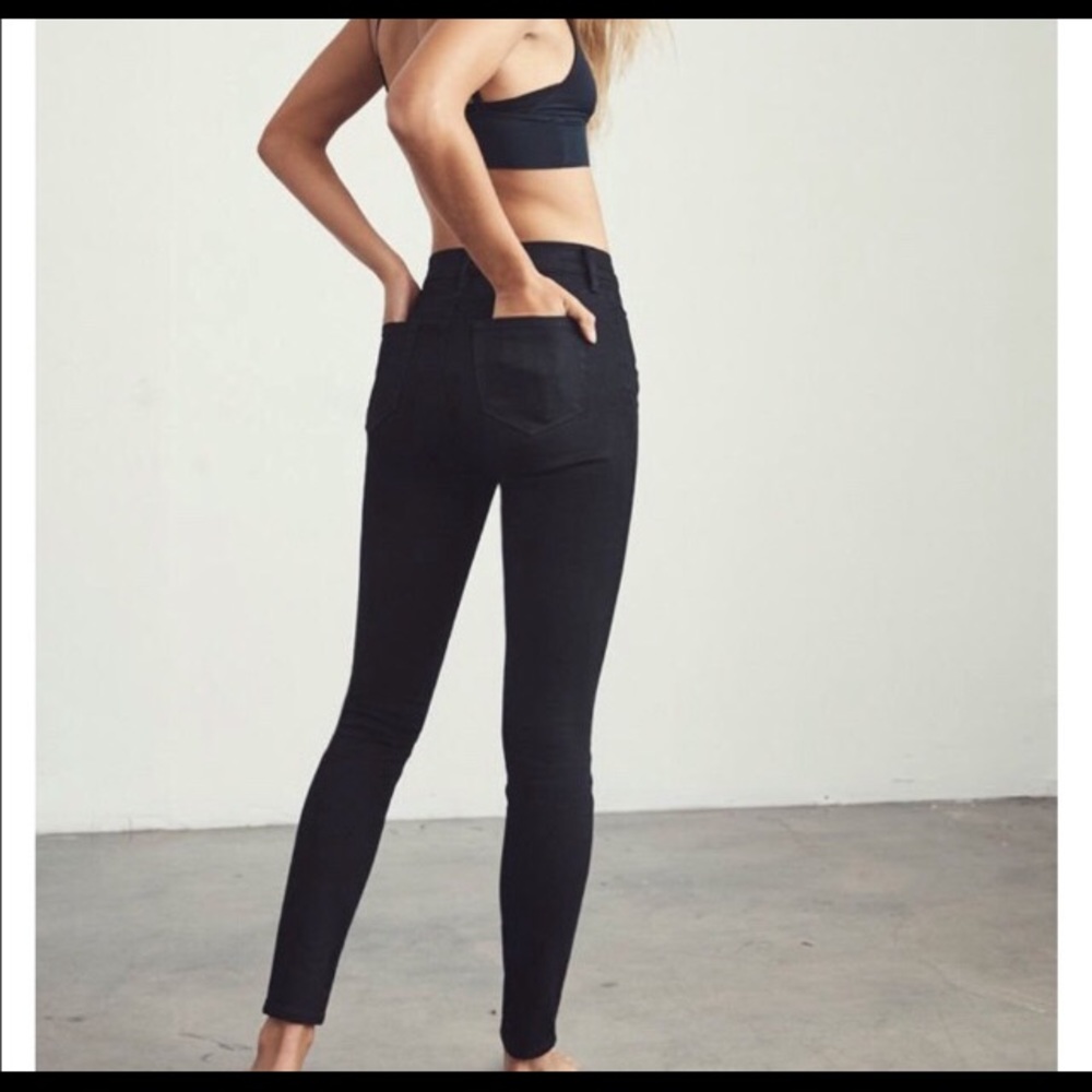 Pacsun Bullhead high rise skinniest black jeans